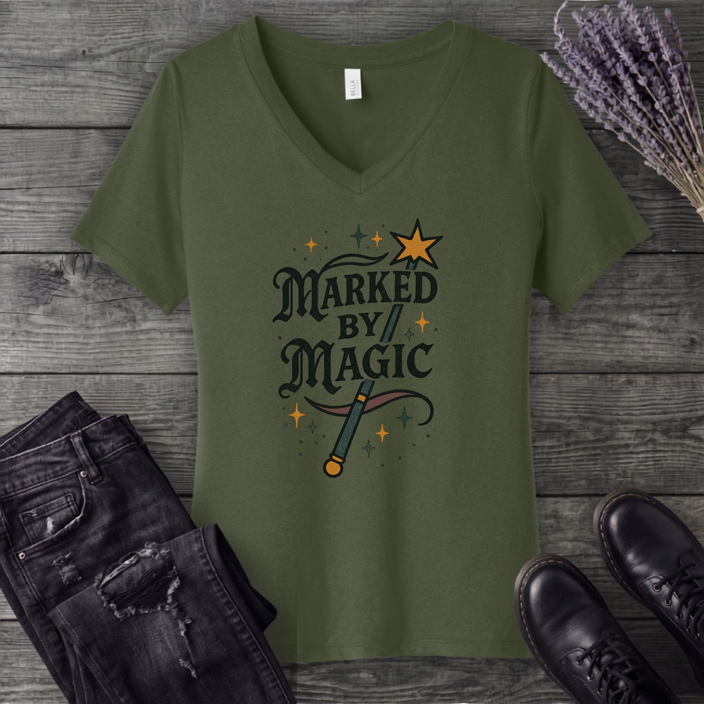 Marked By Magic V-Neck T-Shirt