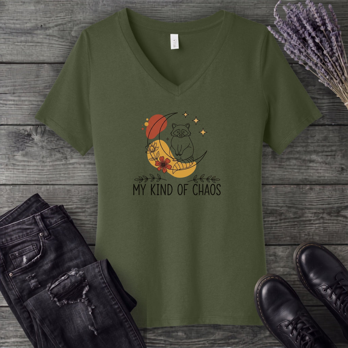 My Kind Of Chaos V-Neck T-Shirt