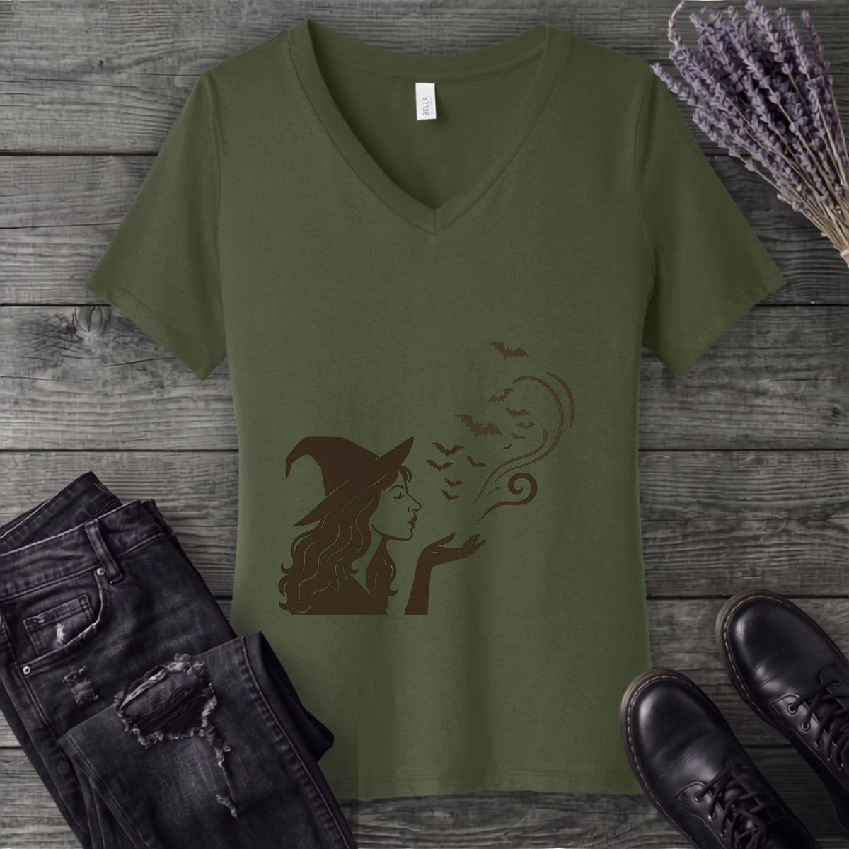 Kisses and Curses V-Neck T-Shirt