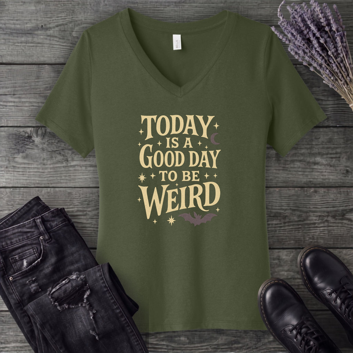 Today Is A Good Day To Be Weird V-Neck T-Shirt