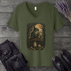 Frog Garden V-Neck T-Shirt
