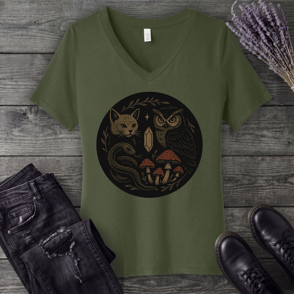Familiar Ring V-Neck T-Shirt