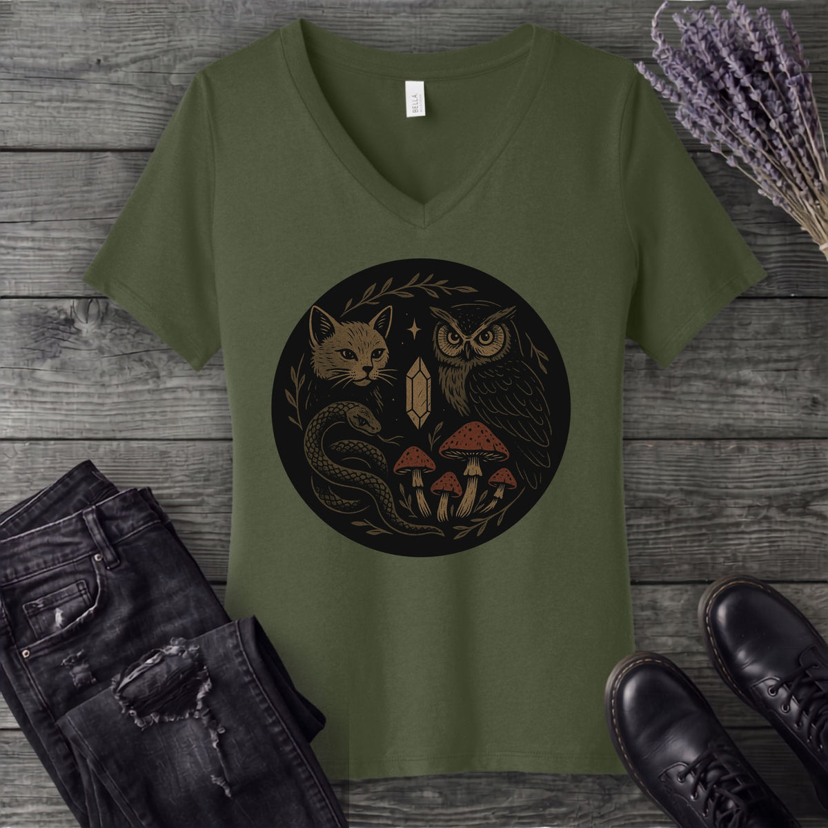 Familiar Ring V-Neck T-Shirt