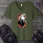 Grunge Howl Collage V-Neck T-Shirt
