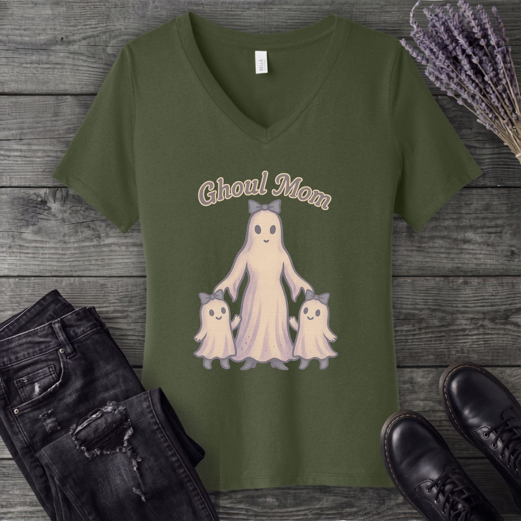 Ghoul Mom V-Neck T-Shirt