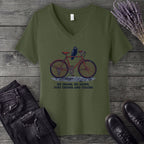 No Gears No Gains V-Neck T-Shirt
