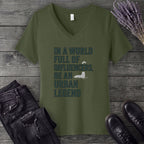 World Full Of Influencers Nessie V-Neck T-Shirt