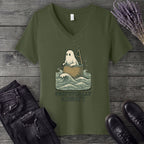 Perpetually Adrift V-Neck T-Shirt