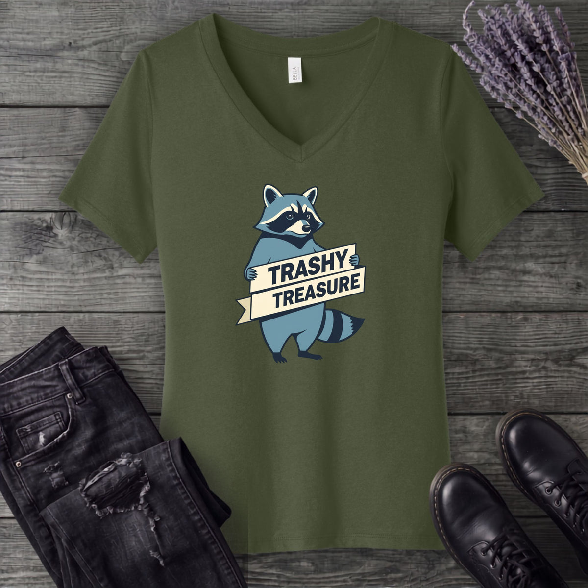 Trashy Treasure V-Neck T-Shirt