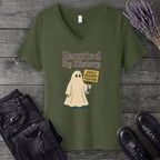 Haunted By History V-Neck T-Shirt