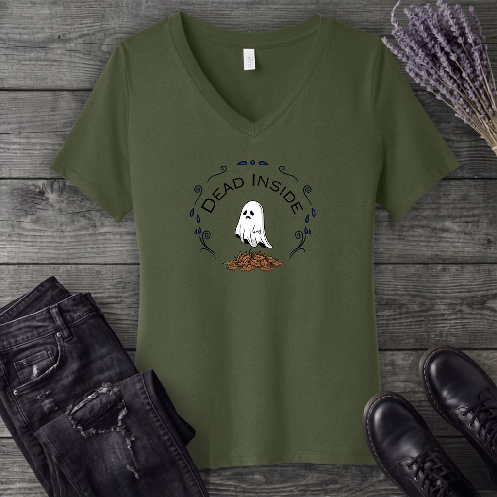 Dead Inside Ghost V-Neck T-Shirt