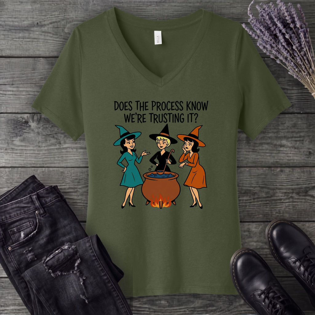 Does the process know V-Neck T-Shirt