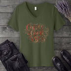 Coffee And Good Vibes V-Neck T-Shirt