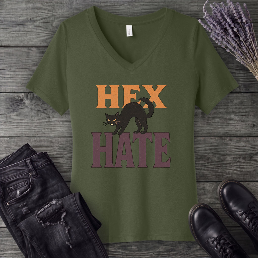 Hex Hate V-Neck T-Shirt