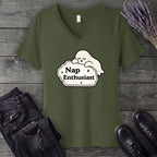 Nap Enthusiast V-Neck T-Shirt
