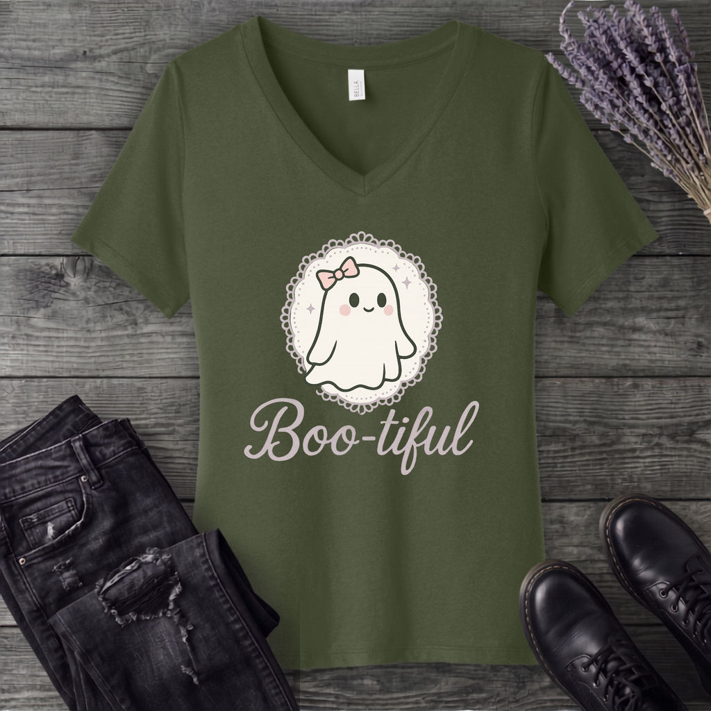 Boo Tiful V-Neck T-Shirt