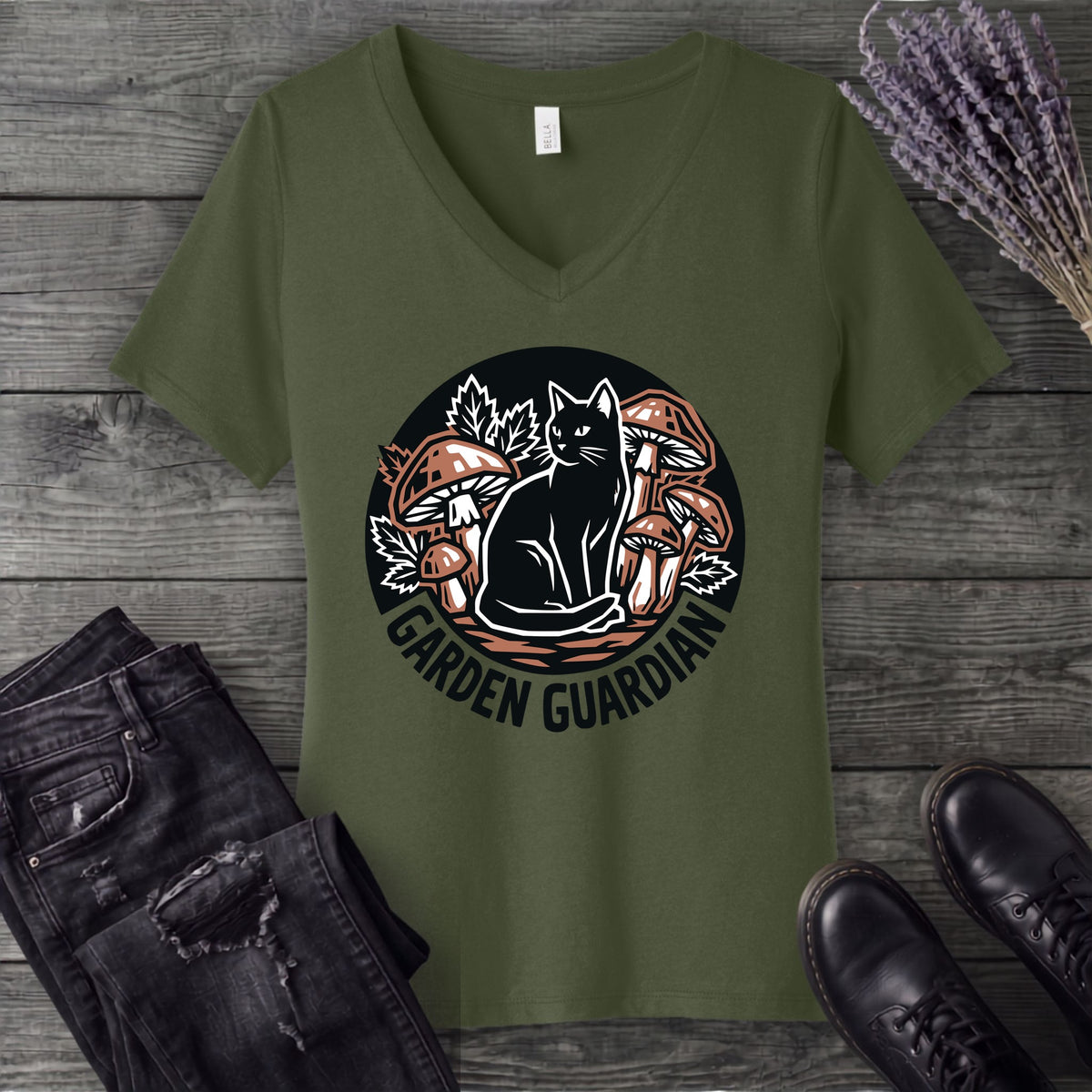 garden guardian V-Neck T-Shirt