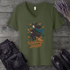 Witching Season V-Neck T-Shirt