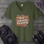 Pie Induced Madness V-Neck T-Shirt