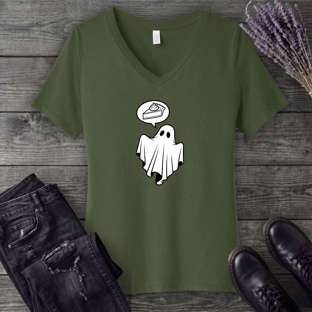 Ghost Pie Dream V-Neck T-Shirt