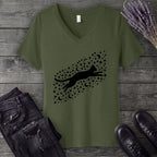 Celestial Cat V-Neck T-Shirt