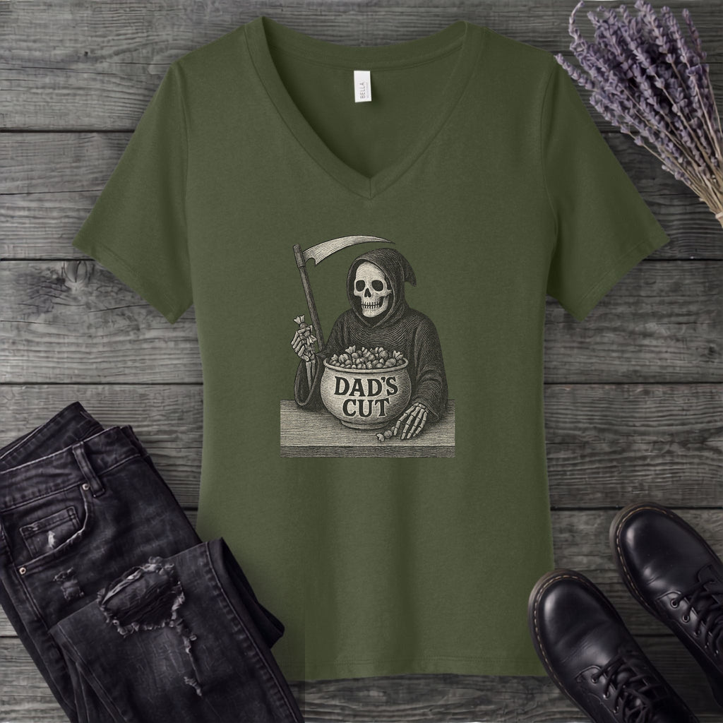 Dad's Cut V-Neck T-Shirt