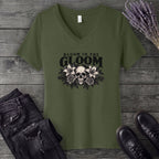Bloom In The Gloom V-Neck T-Shirt