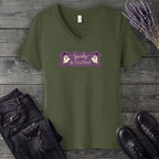 Spooky And Stuffed V-Neck T-Shirt
