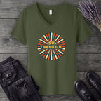 So Thankful Sunburst V-Neck T-Shirt