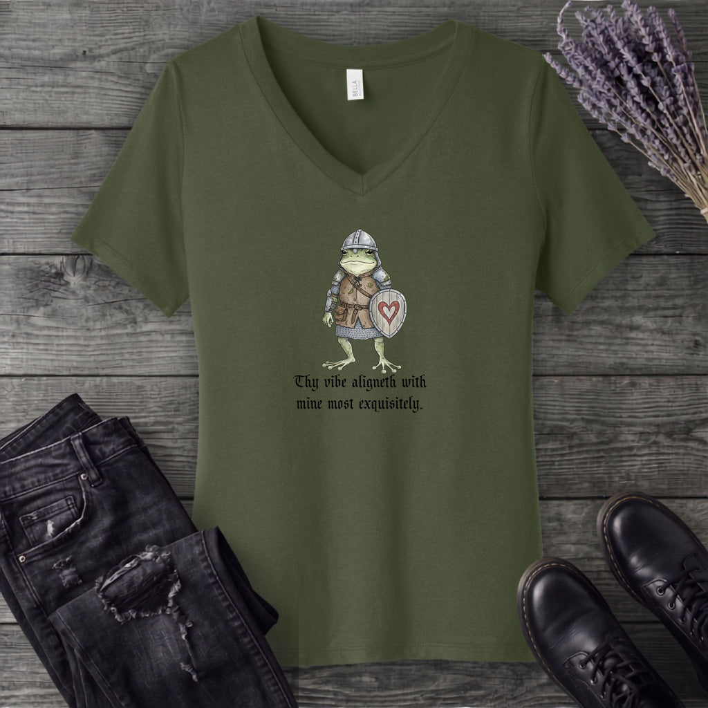 Vibes Alignith V-Neck T-Shirt