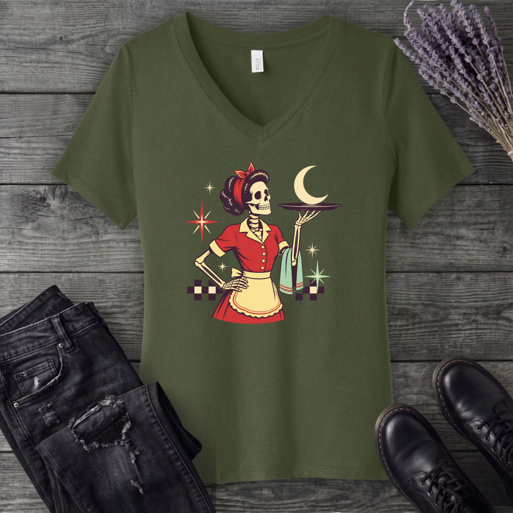 Serving V-Neck T-Shirt