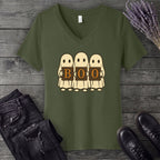 Boo Ghosts V-Neck T-Shirt