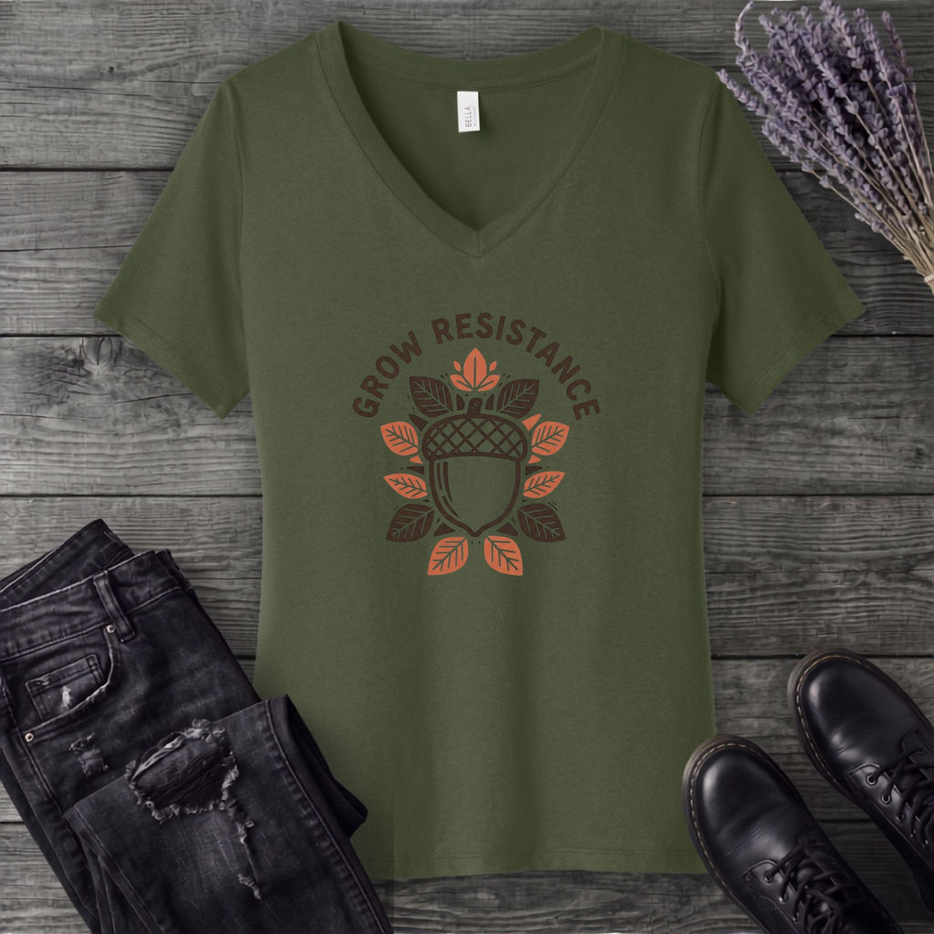 Grow Resistance V-Neck T-Shirt