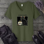 Here For The Spirits V-Neck T-Shirt