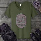 Let It Grow Wild V-Neck T-Shirt