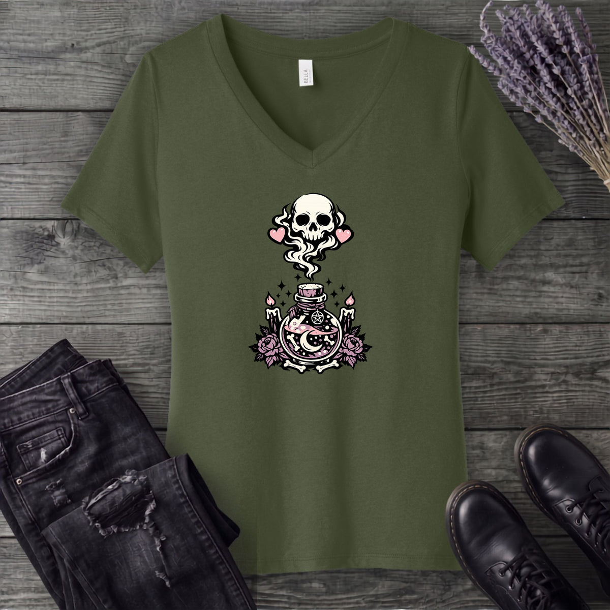 pastel potion V-Neck T-Shirt