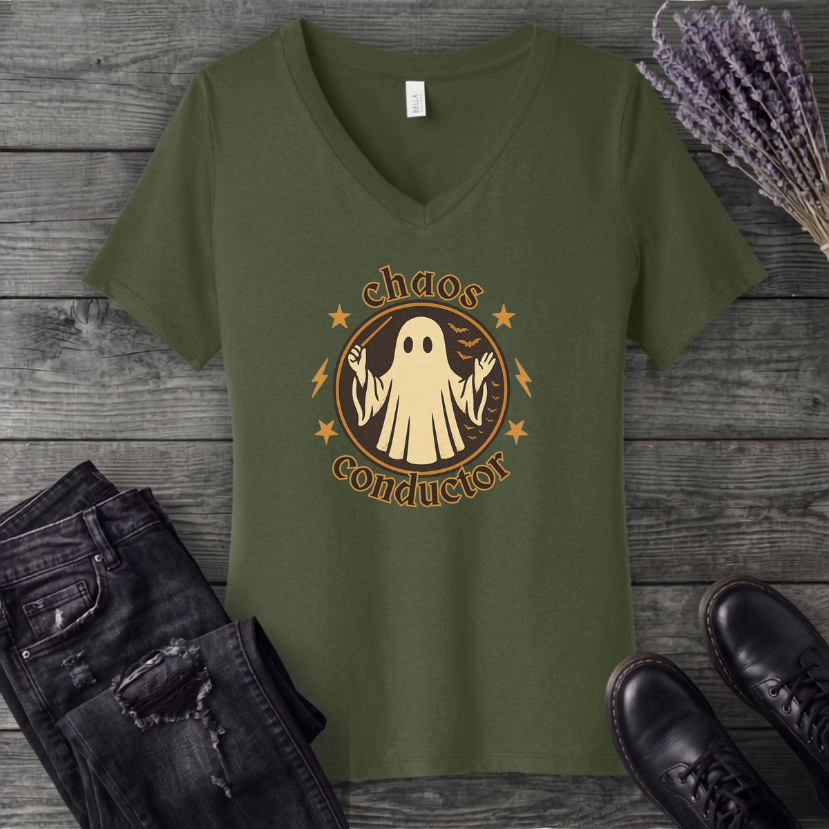 Chaos Conductor V-Neck T-Shirt