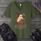 My Tbr Is The Real Horror Story V-Neck T-Shirt