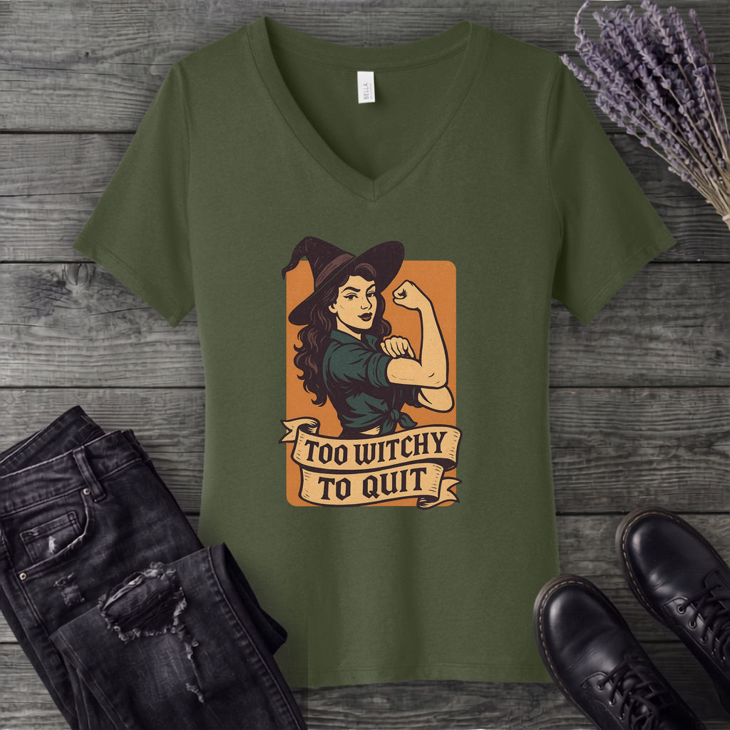 Too Witchy V-Neck T-Shirt