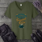 dangerous woman V-Neck T-Shirt