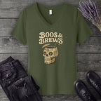 Boos & Brews V-Neck T-Shirt