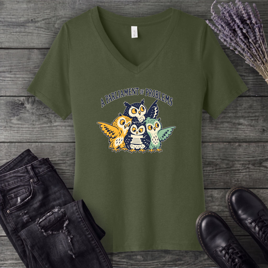 A Parliament Of Problems V-Neck T-Shirt