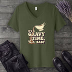 Its Gravy Time Baby V-Neck T-Shirt