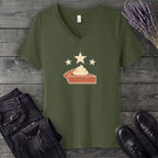 Pie And Stars V-Neck T-Shirt