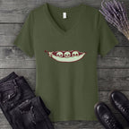 Rest In Peas V-Neck T-Shirt