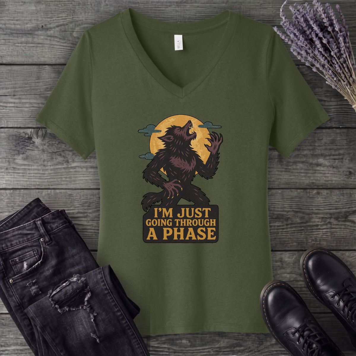Im Just Going Through A Phase V-Neck T-Shirt