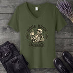 Bone Brew Society V-Neck T-Shirt