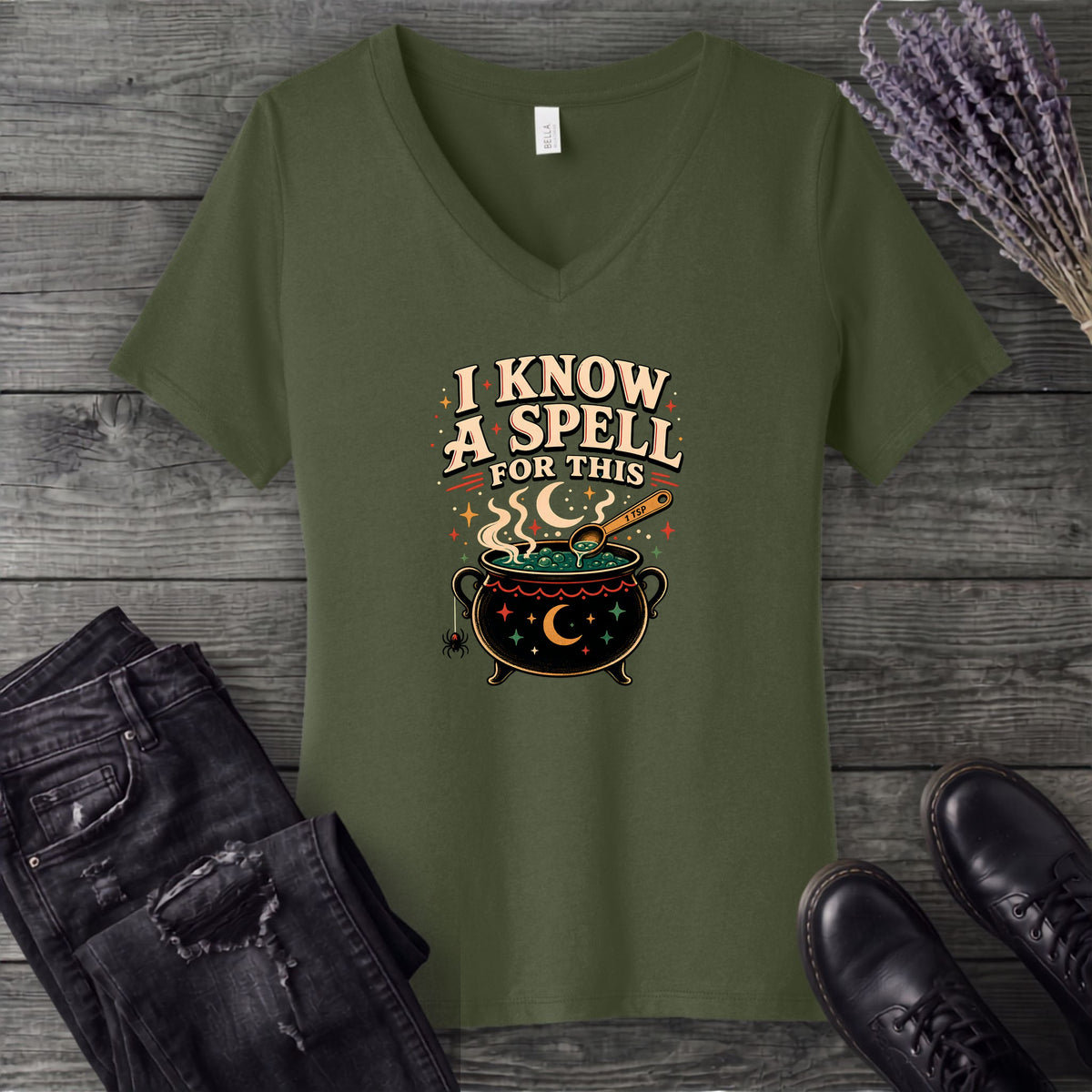 I know A Spell V-Neck T-Shirt