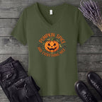 Pumpkin Spice And Everything Nice V-Neck T-Shirt