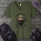 Escaping Reality One Sip At A Time V-Neck T-Shirt